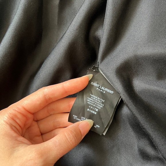 Saint Laurent black oversized trench coat with original dust bag - Picture 4 of 14